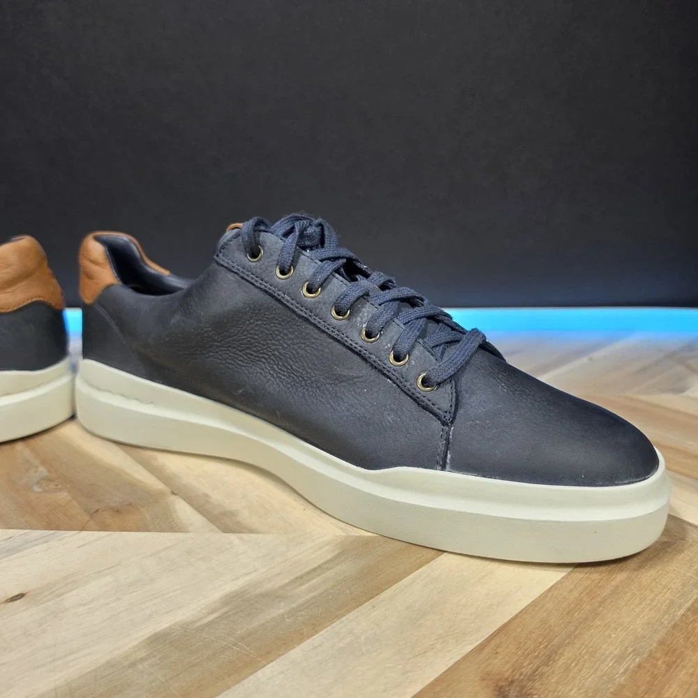 Cole Haan GrandPro Rally LTT Sneakers Shoes Navy Suede Mens Size 13 M Lace Up